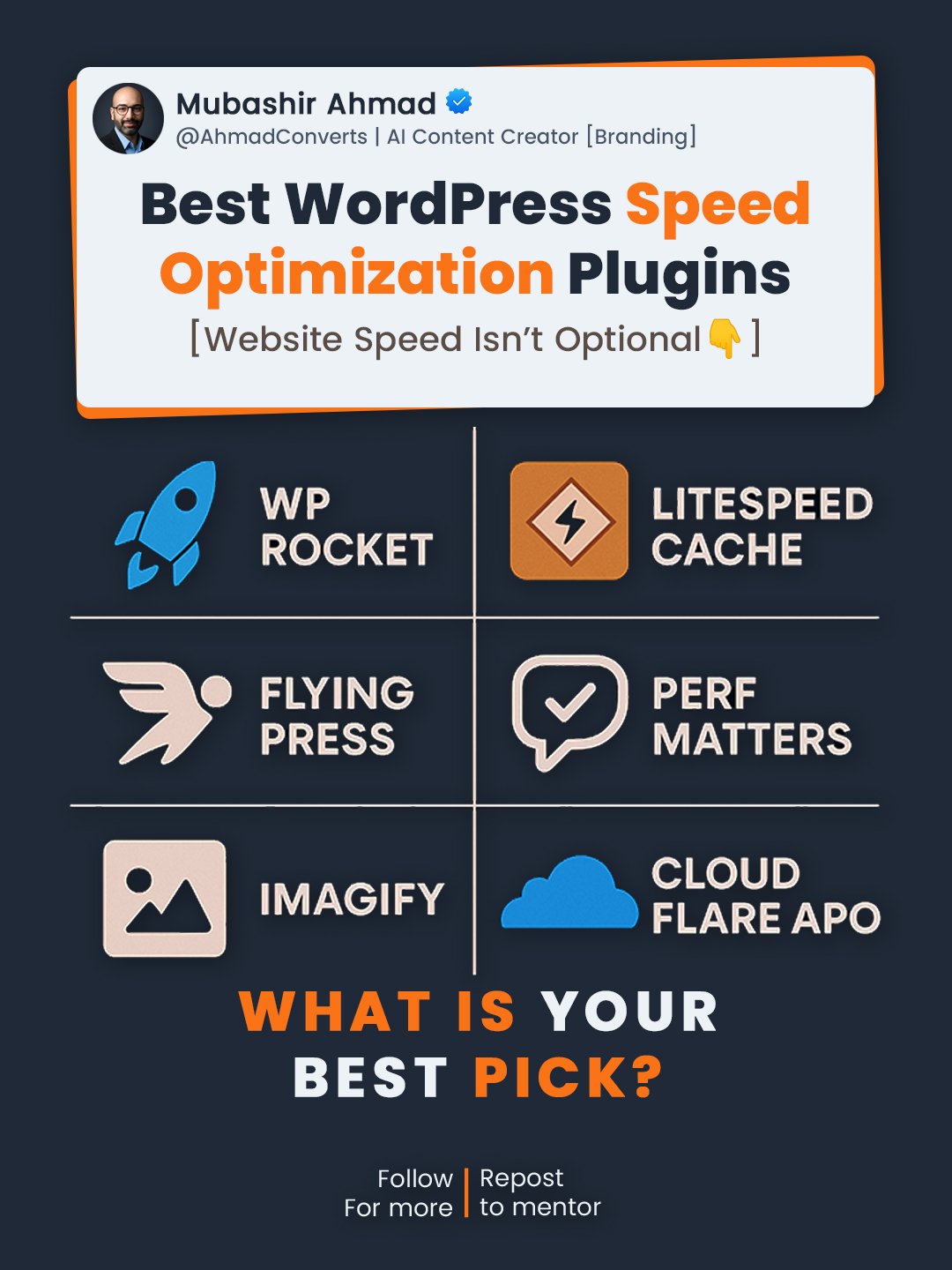 Best WordPress Speed Optimization Plugins for 2026 | Ahmad Converts