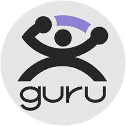 guru freelancing logo round