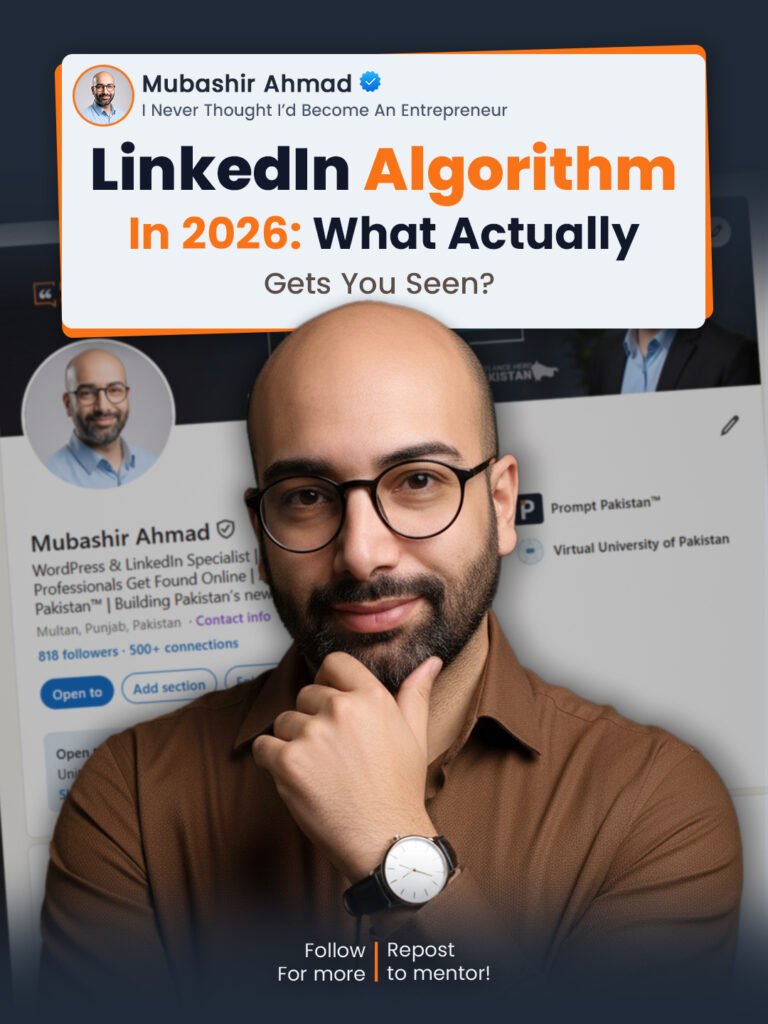 The LinkedIn Algorithm in 2026 What Actually Gets You Seen? By Real Mubashir Ahmad